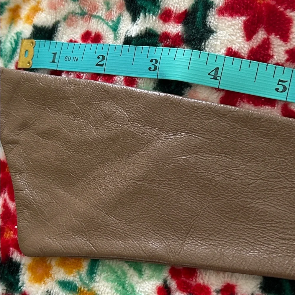 Brown Faux Leather Wrap Belt - Picture 5 of 6